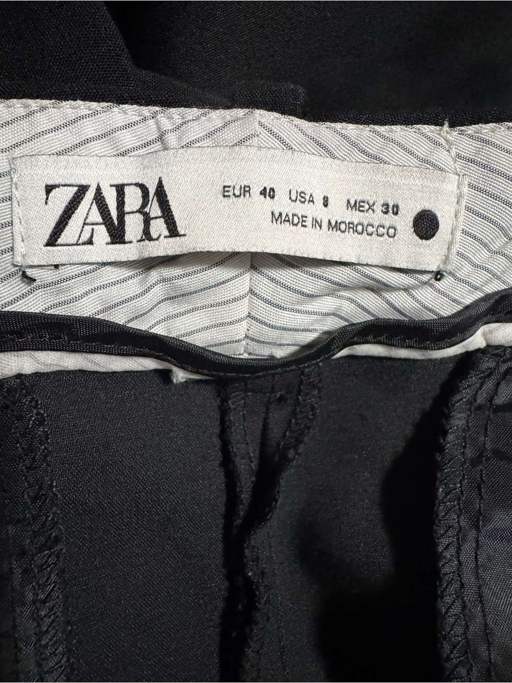 ZARA Black Men’s Dress Trousers